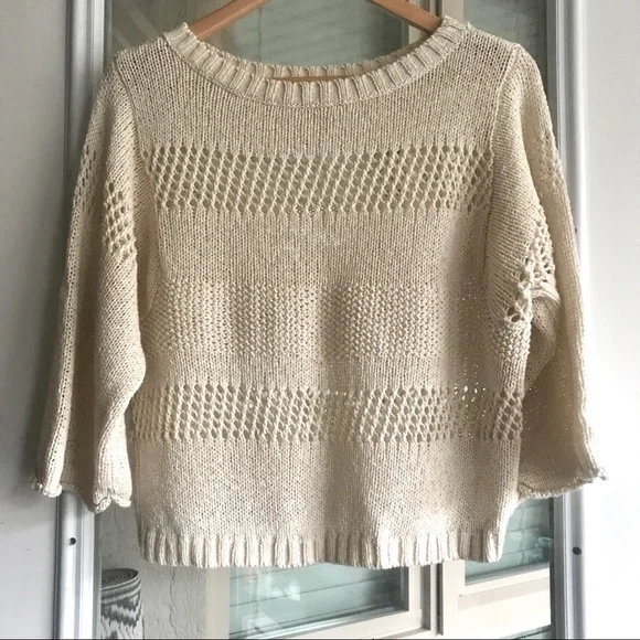 Open Knit Pullover Top - Picture 2 of 6